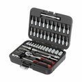 Intertool 1/4 in. Drive Socket and Bit Set, Metric, 46 pcs ET08-8046